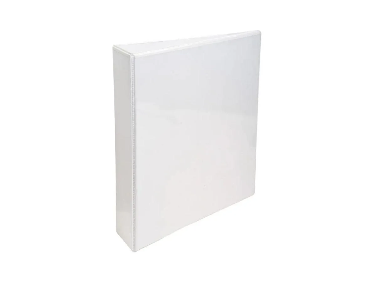 Alpha Presentation Binder 3 Rings A4, 38mm Spine, White (304)