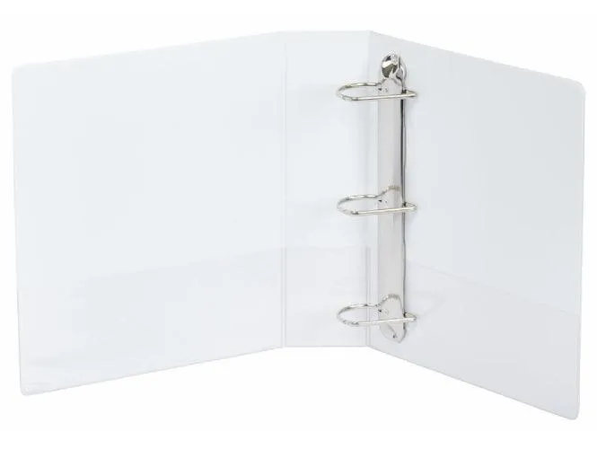 Alpha Presentation Binder 3 Rings A4, 38mm Spine, White (304)
