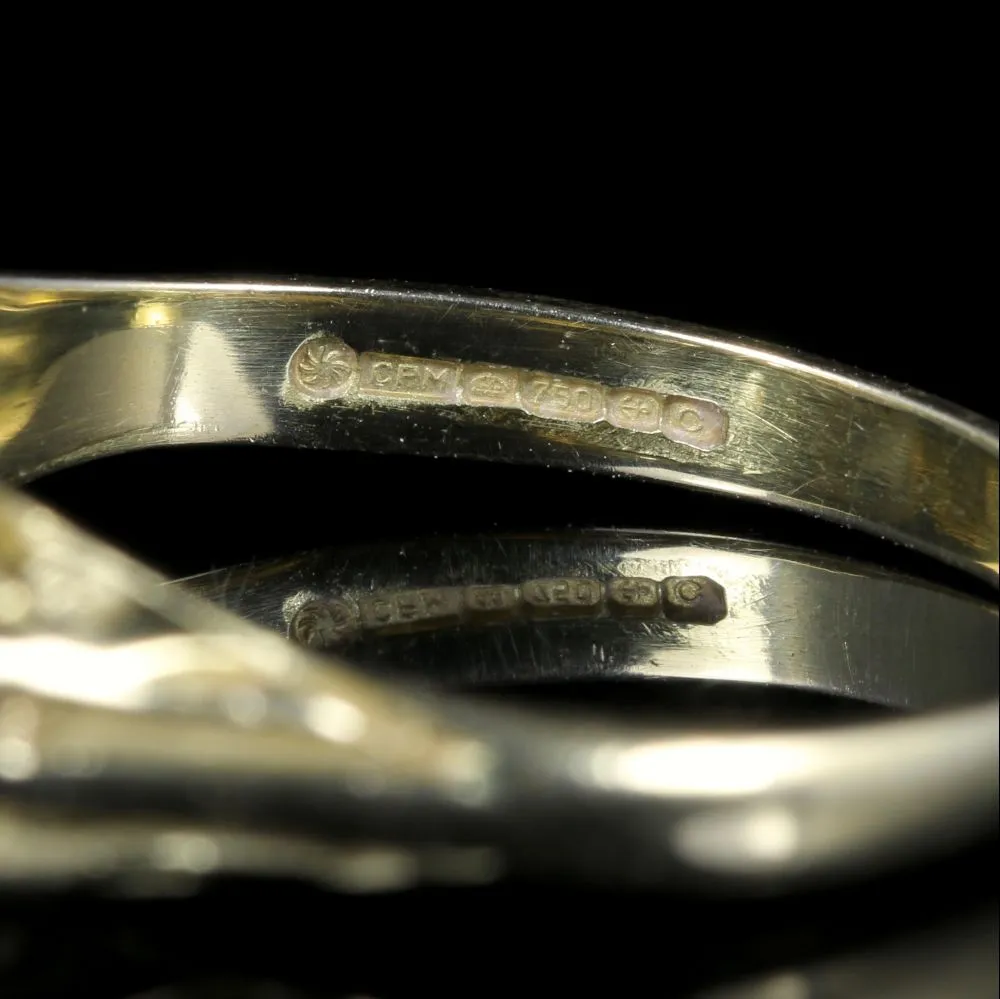 Antique Victorian Diamond Ring 18Ct Gold 2.20Ct Diamonds