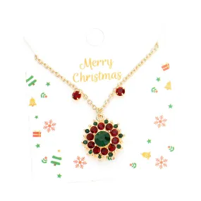 Elegant Bubble Stone Pendant Necklace - Dazzling Jewelry for Women