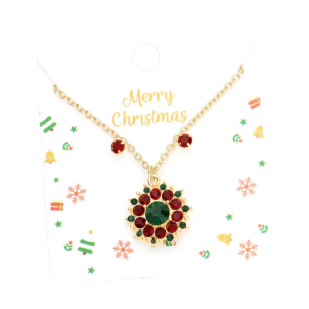 Elegant Bubble Stone Pendant Necklace - Dazzling Jewelry for Women