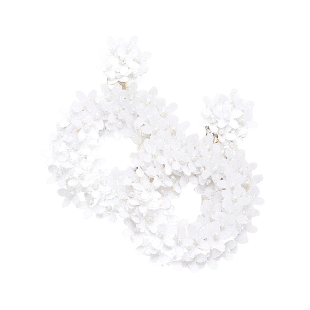Flower Wretch Dangle Earrings