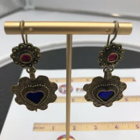 Handmade Tribal Vintage Floral Earrings