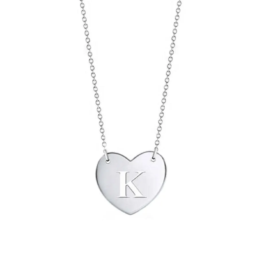Initial Heart Necklace
