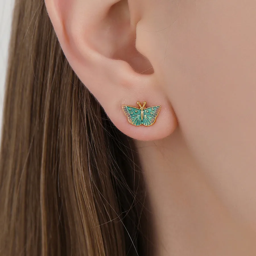 Rainforest Butterfly Earrings