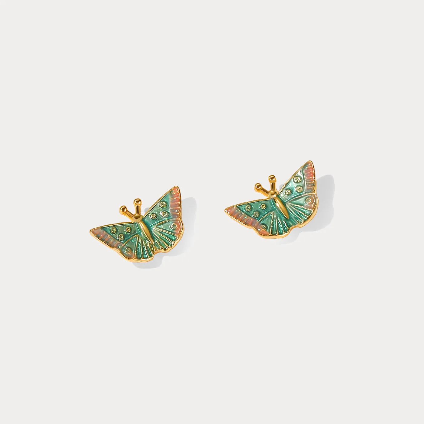 Rainforest Butterfly Earrings