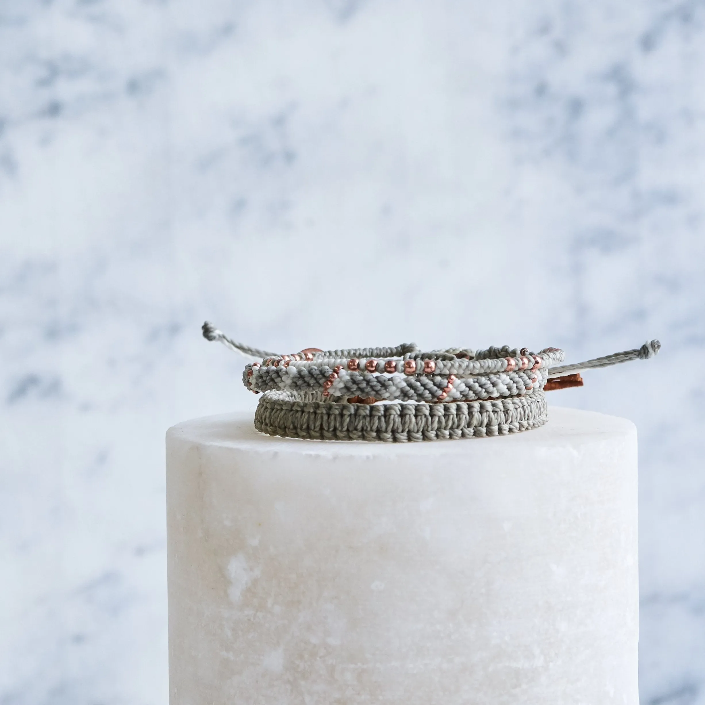 Th(E) Bead Bracelets